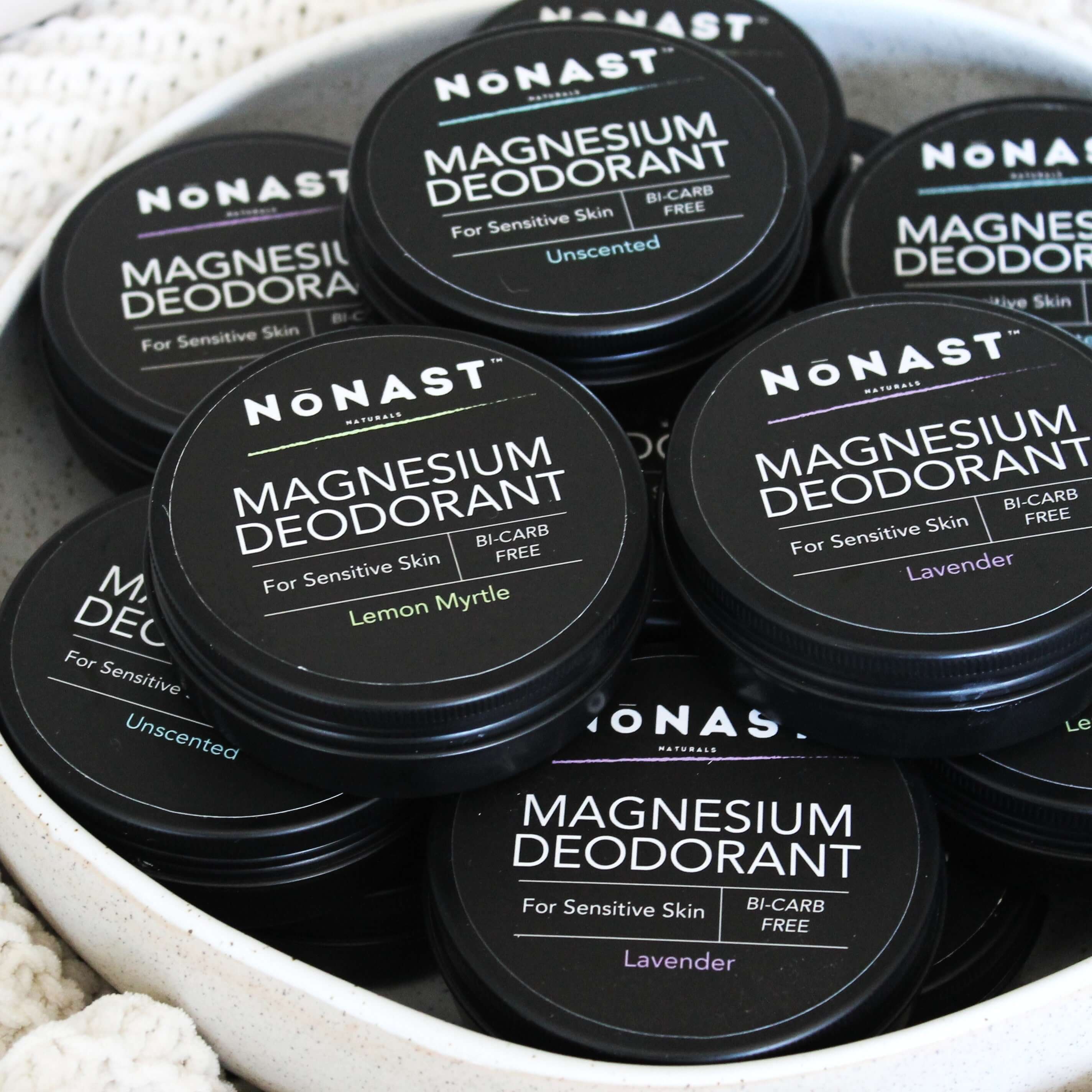 Natural Deodorants | Magnesium & Clean Body Care | NONAST