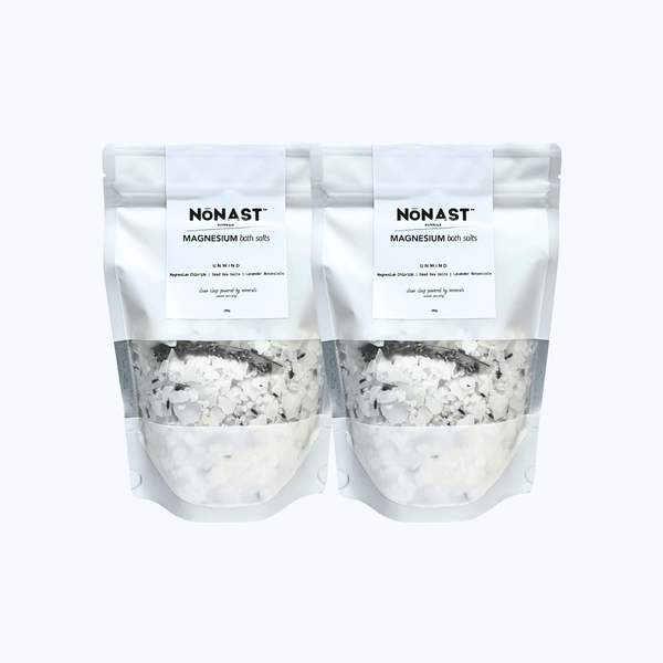 NONAST NATURALS 2 Packets Magnesium Bath Salts – Lavender