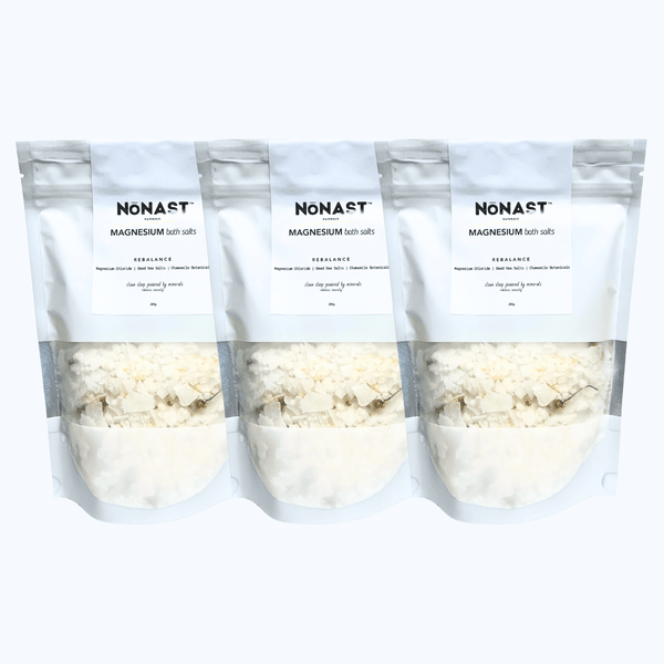 NONAST NATURALS 3 Packets Magnesium Bath Salts – Chamomile