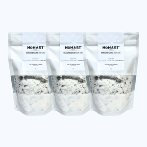 NONAST NATURALS 3 Packets Magnesium Bath Salts – Lavender
