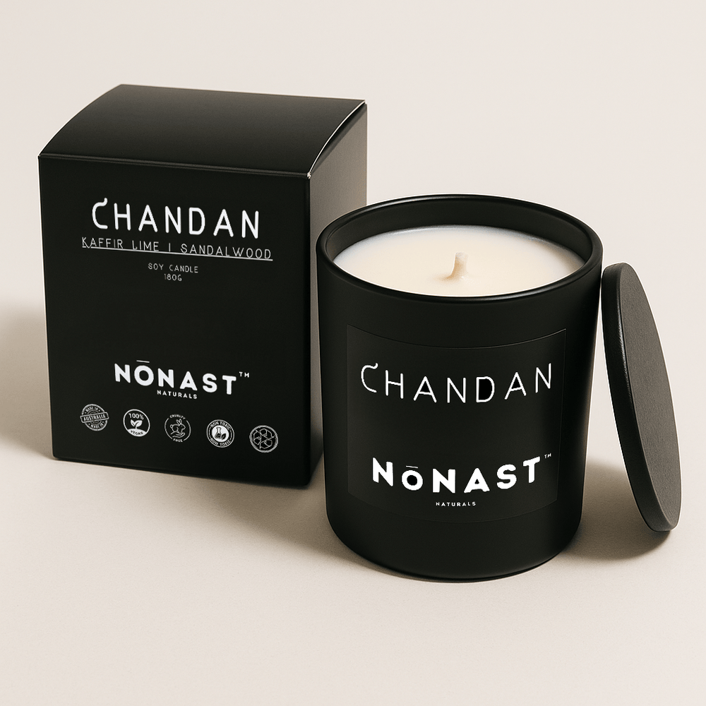 NONAST NATURALS CHANDAN Candle - Kaffir Lime | Sandalwood