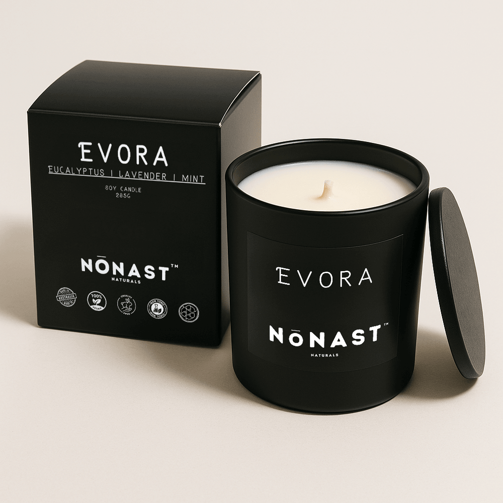 NONAST NATURALS EVORA XL Candle - Eucalyptus Lavender Mint 280g